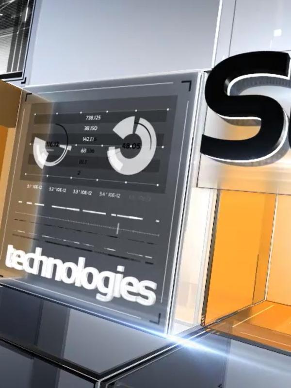 Transparent 3D Architecture —  Television Broadcast On-Air News